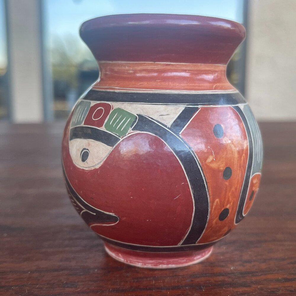 Nicaragua Pottery Vessel San Juan de Oriente Small Vase